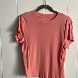 a new day Coral Short Sleeve Crewneck Tee